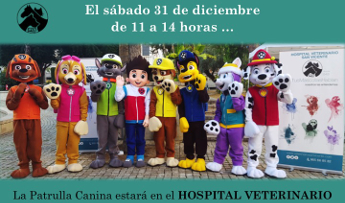 La Patrulla canina recogerá las cartas de los Reyes Magos